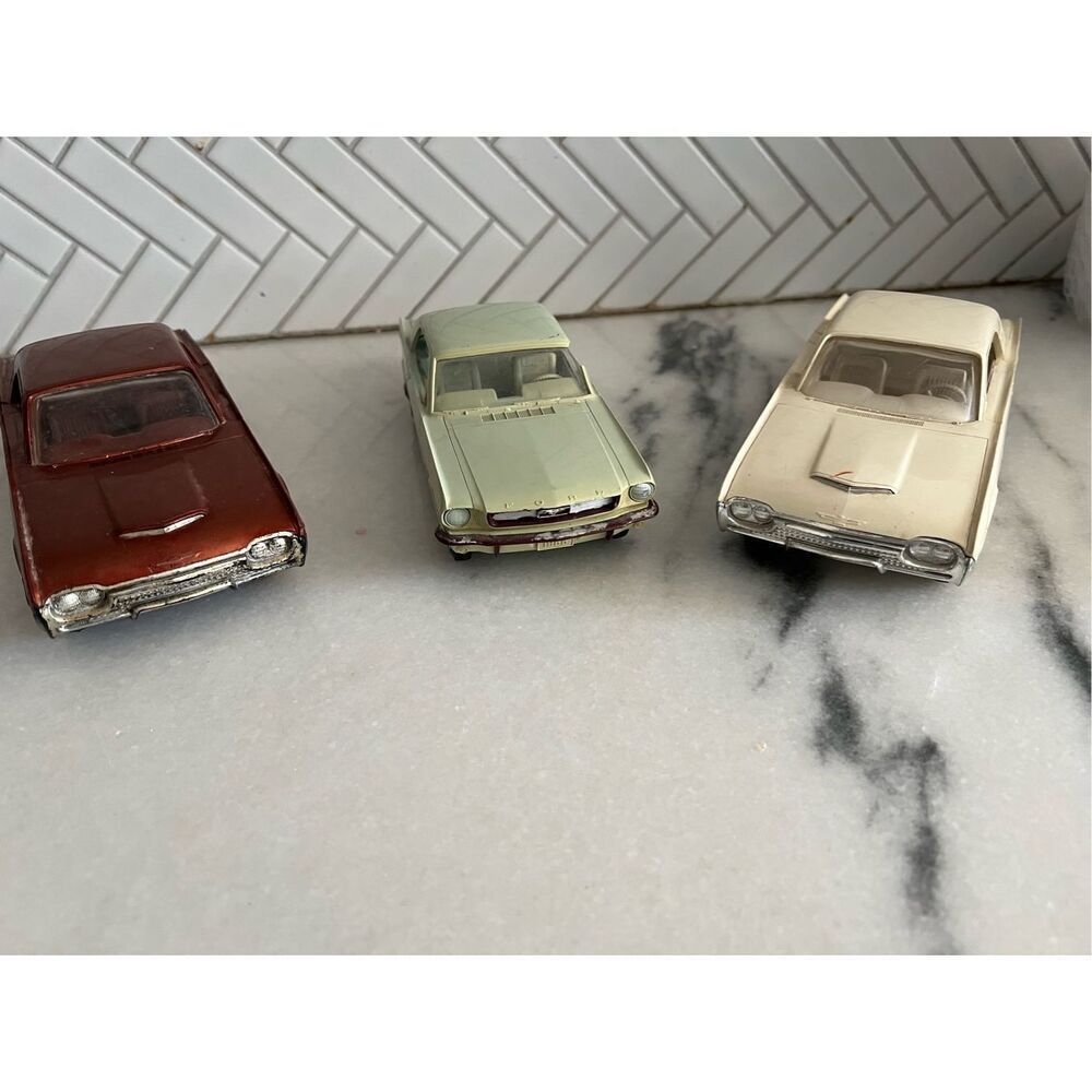 AMT AUTOMOBILE DEALER PROMO MODEL CARS / 3 VINTAGE AUTHENTIC CARS